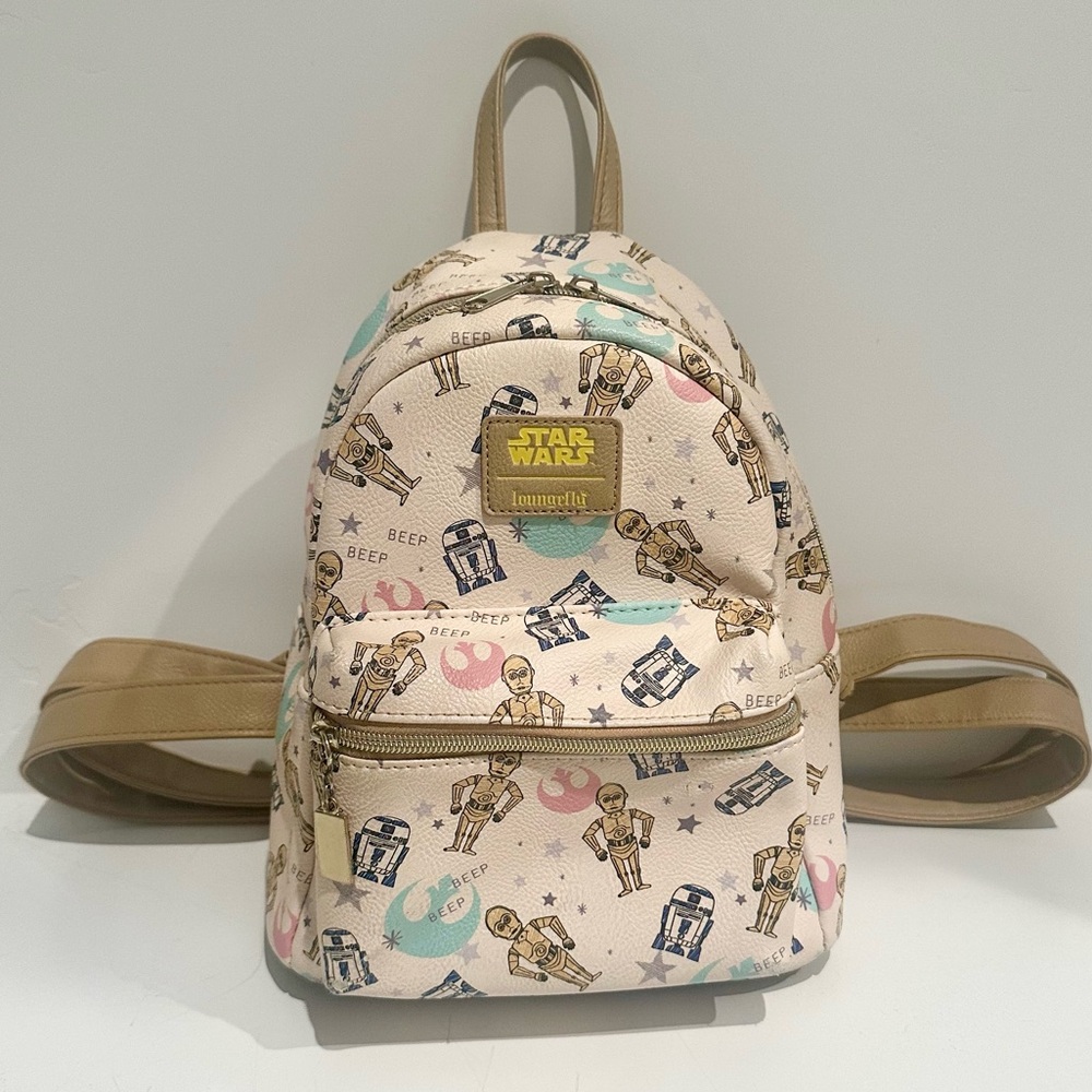 Loungefly Star Wars C3PO & R2D2 Mini Backpack